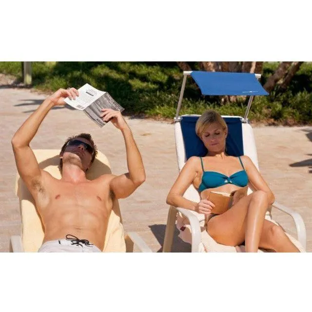 Cush n Shade - Sun Shade for Lounger | UV50 Portable Sun Shade for Chair