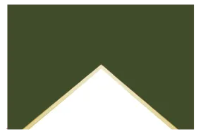 Daler Rowney Cream Core Mount Boards A1-33.5*23.5 OR 59cm*84cm (1*10sht) BOTTLE GREEN