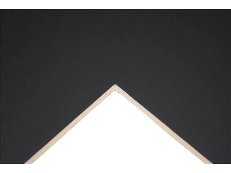 Daler Rowney Cream Core Mount Boards A1-33.5*23.5 OR 59cm*84cm (1*10sht) POSTER BLACK