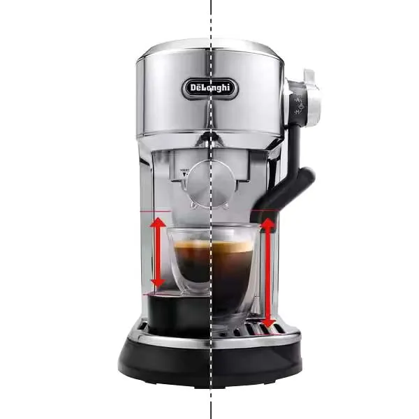DeLonghi Dedica Maestro Plus Manual Coffee Machine - Metal | EC950.M