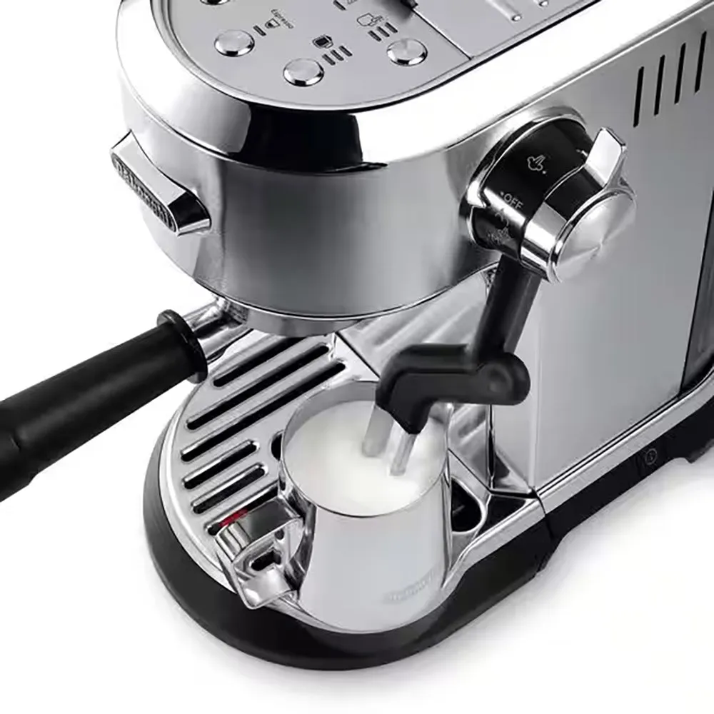 DeLonghi Dedica Maestro Plus Manual Coffee Machine - Metal | EC950.M