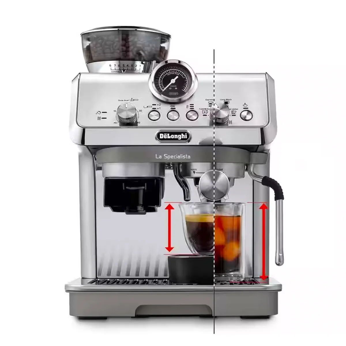 DeLonghi La Specialista Arte Evo Semi-Automatic Espresso Machine #EC9255MS