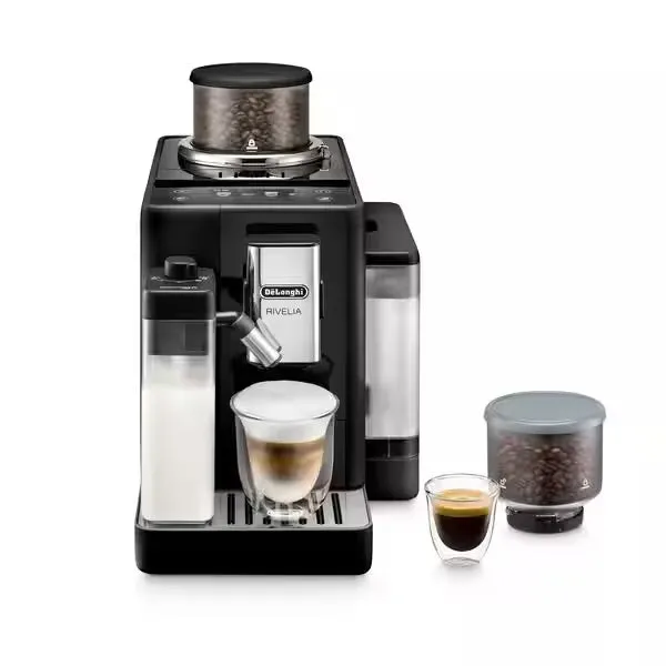 DeLonghi Rivelia 1.4L Automatic Coffee Machine - Onyx Black | EXAM440.55.B