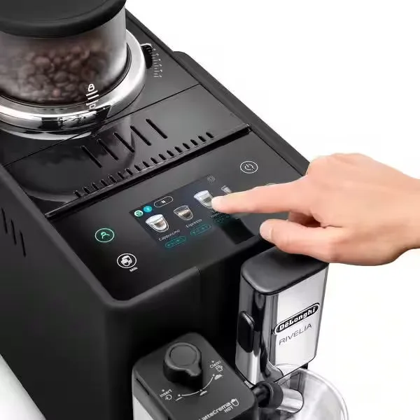 DeLonghi Rivelia 1.4L Automatic Coffee Machine - Onyx Black | EXAM440.55.B
