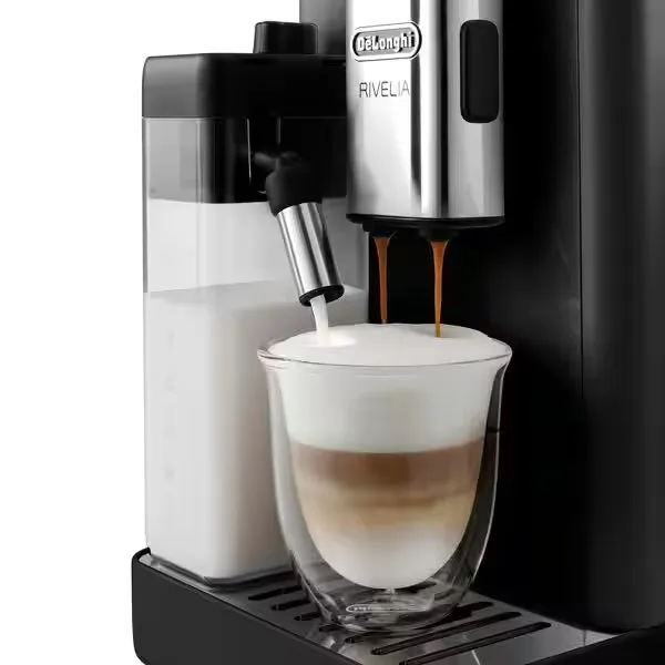 DeLonghi Rivelia 1.4L Automatic Coffee Machine - Onyx Black | EXAM440.55.B