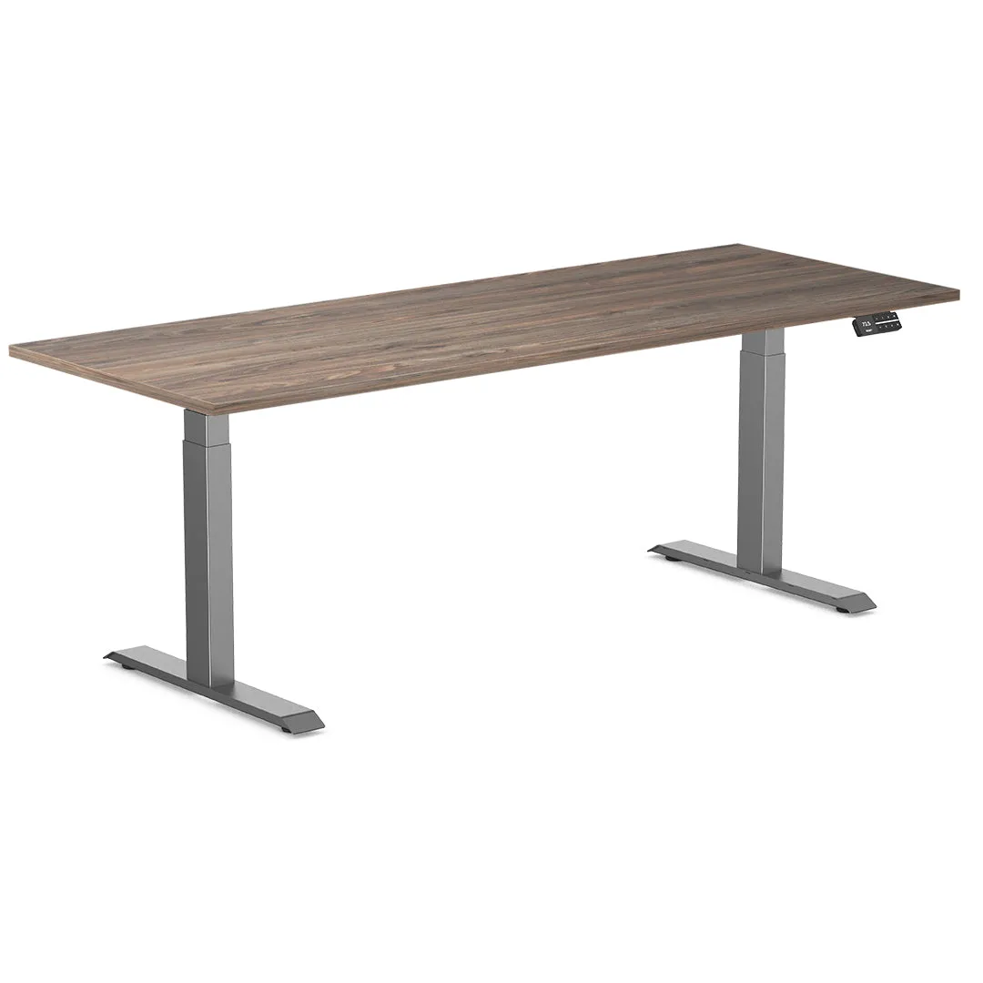 Desky Dual Melamine Sit Stand Desk