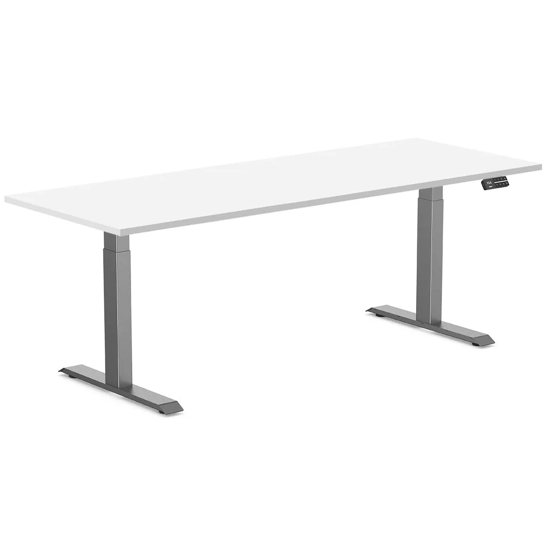 Desky Dual Melamine Sit Stand Desk