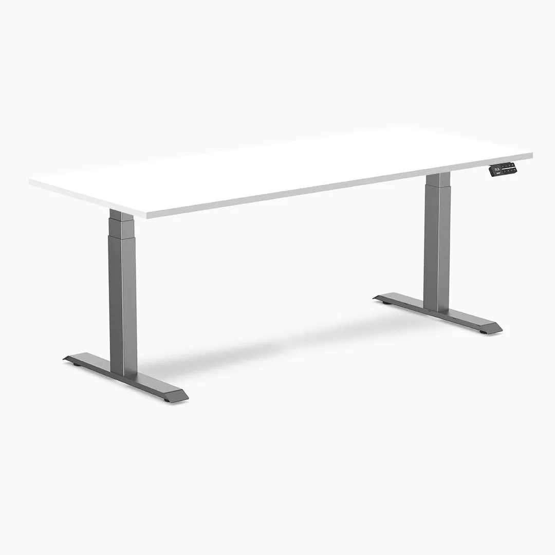 Desky Dual Melamine Sit Stand Desk