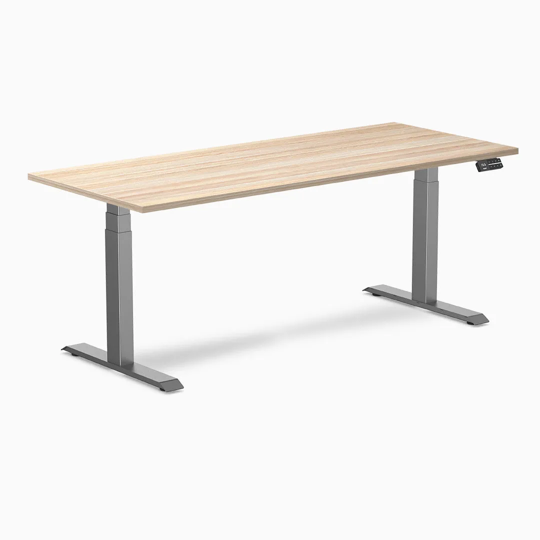 Desky Dual Melamine Sit Stand Desk