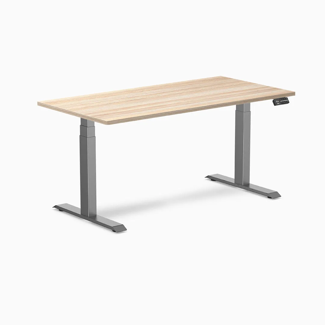 Desky Dual Melamine Sit Stand Desk