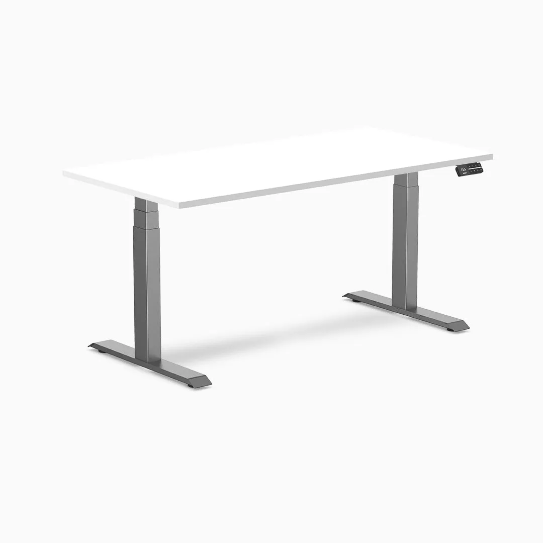 Desky Dual Melamine Sit Stand Desk