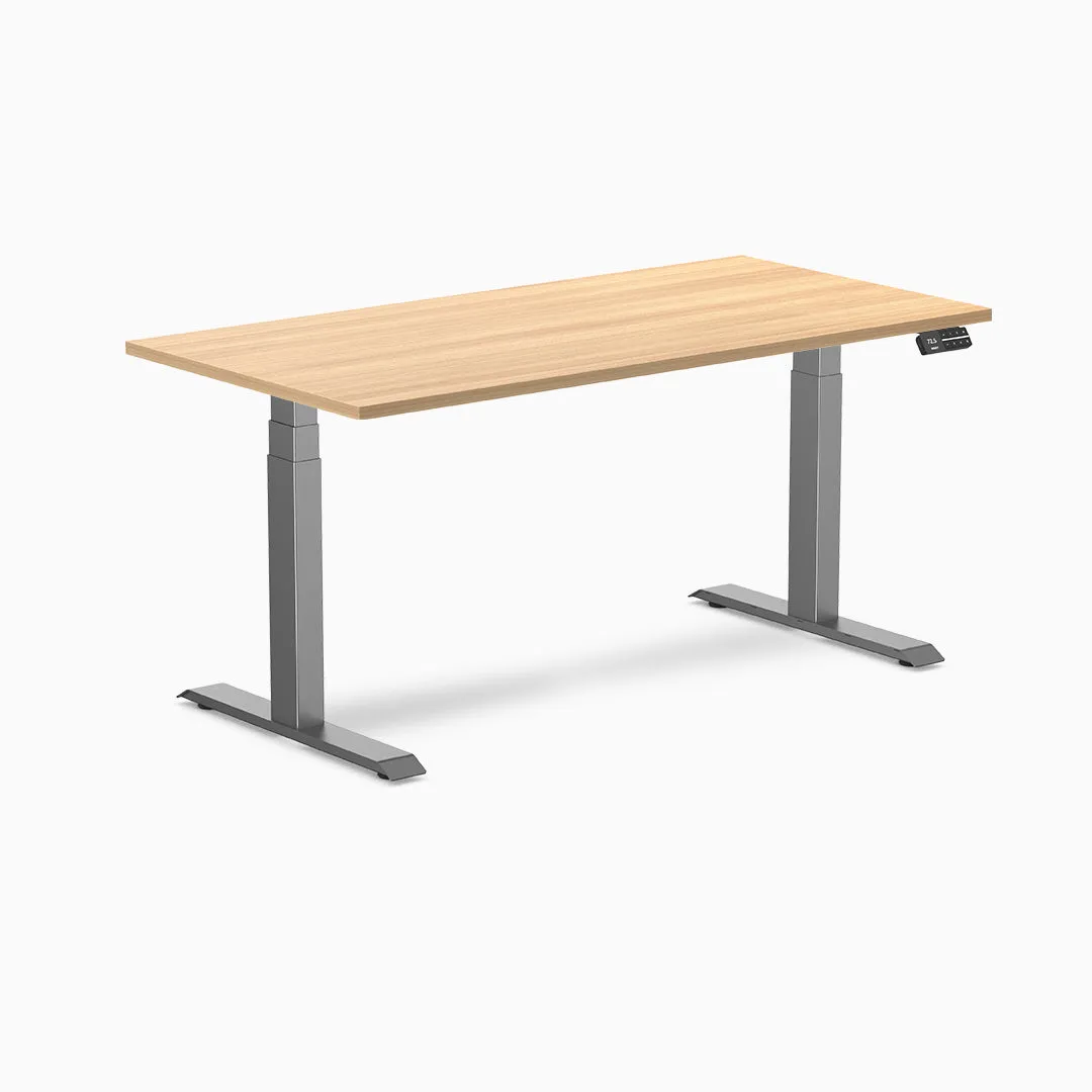 Desky Dual Melamine Sit Stand Desk