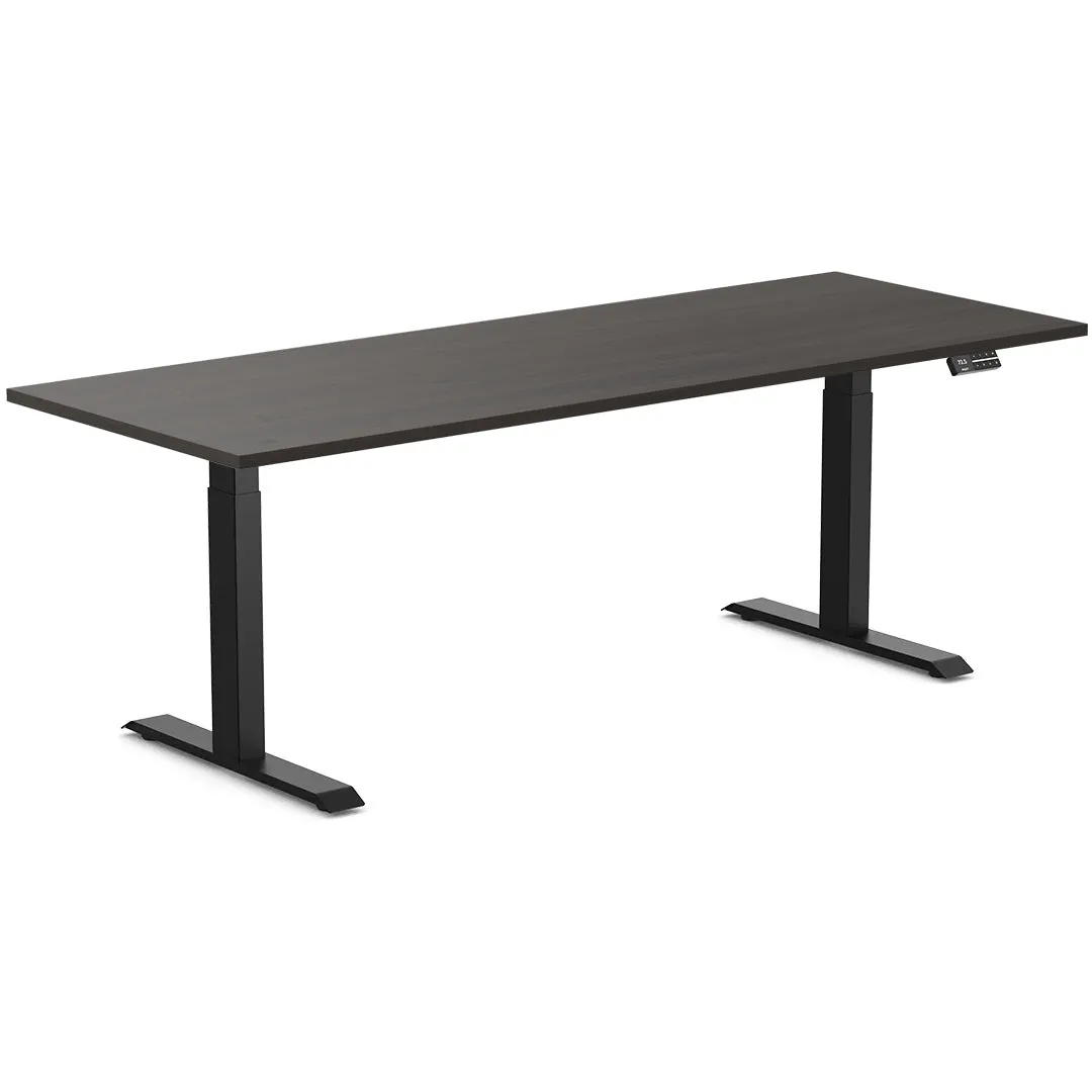 Desky Dual Melamine Sit Stand Desk