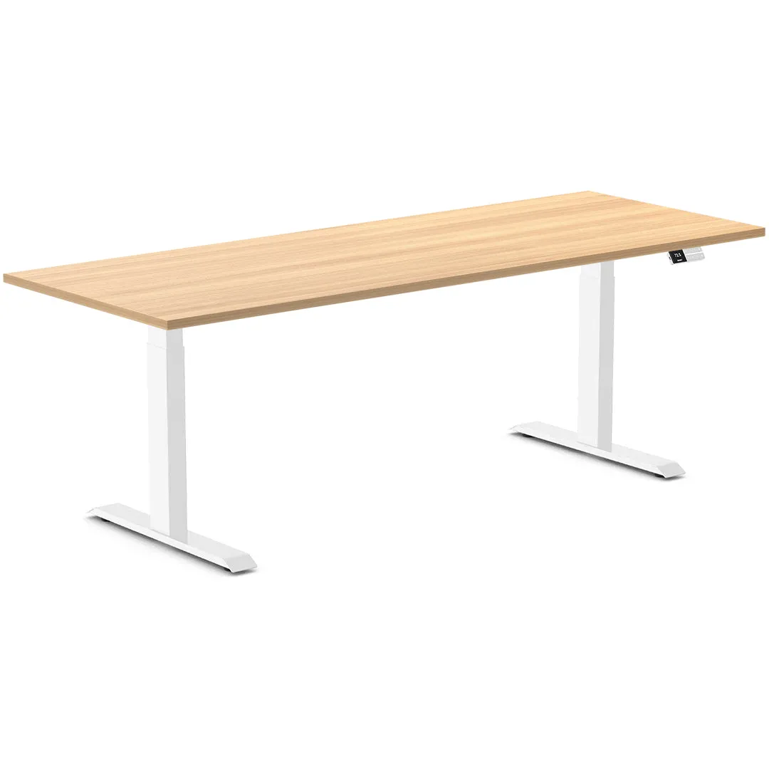 Desky Dual Melamine Sit Stand Desk