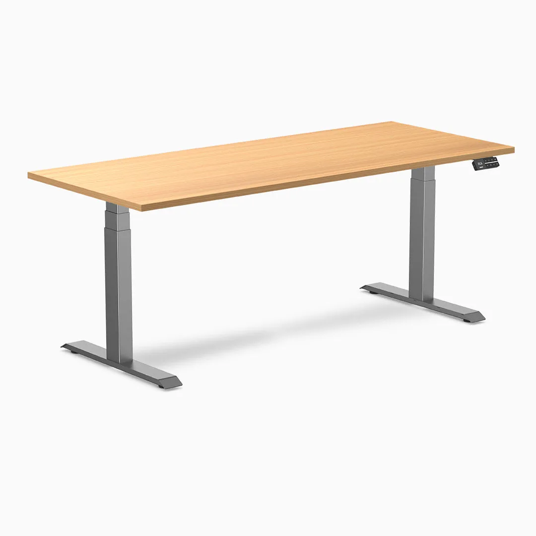 Desky Dual Melamine Sit Stand Desk