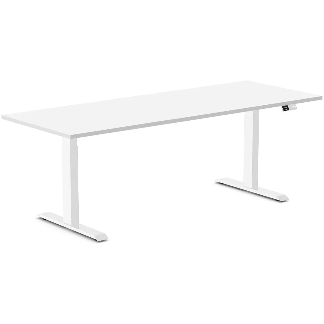 Desky Dual Melamine Sit Stand Desk