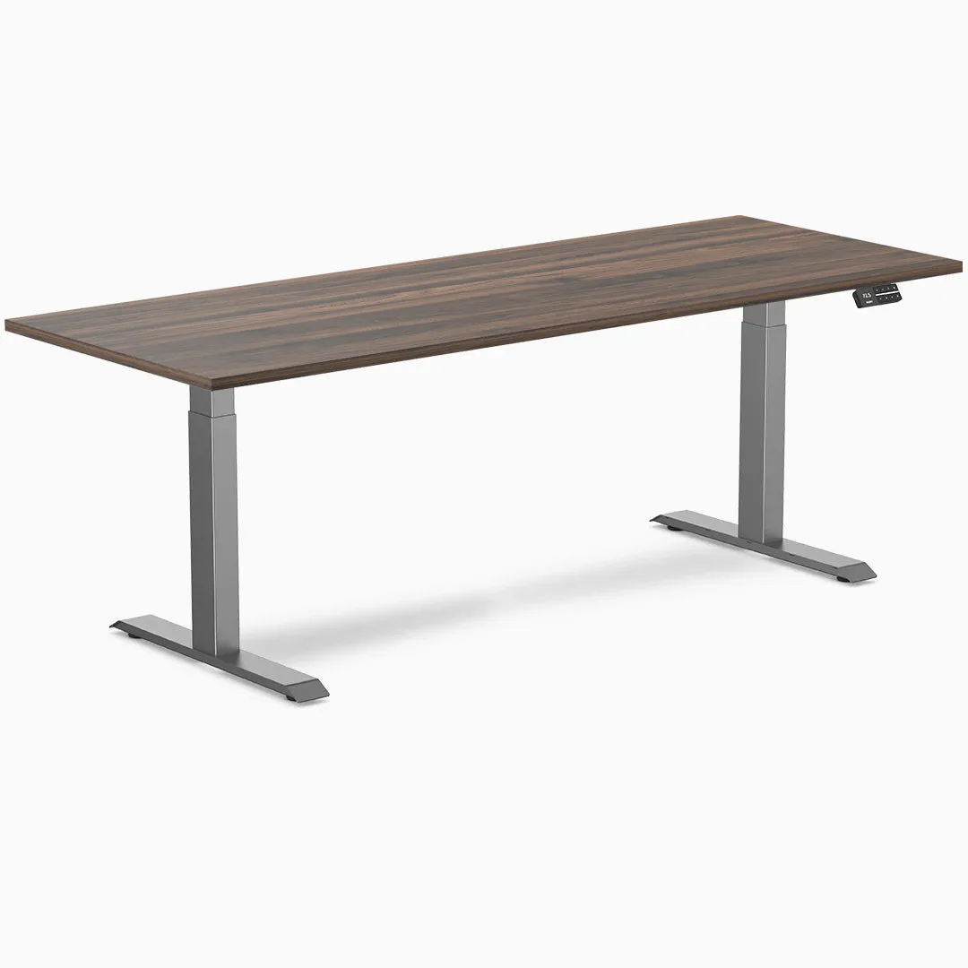 Desky Dual Melamine Sit Stand Desk