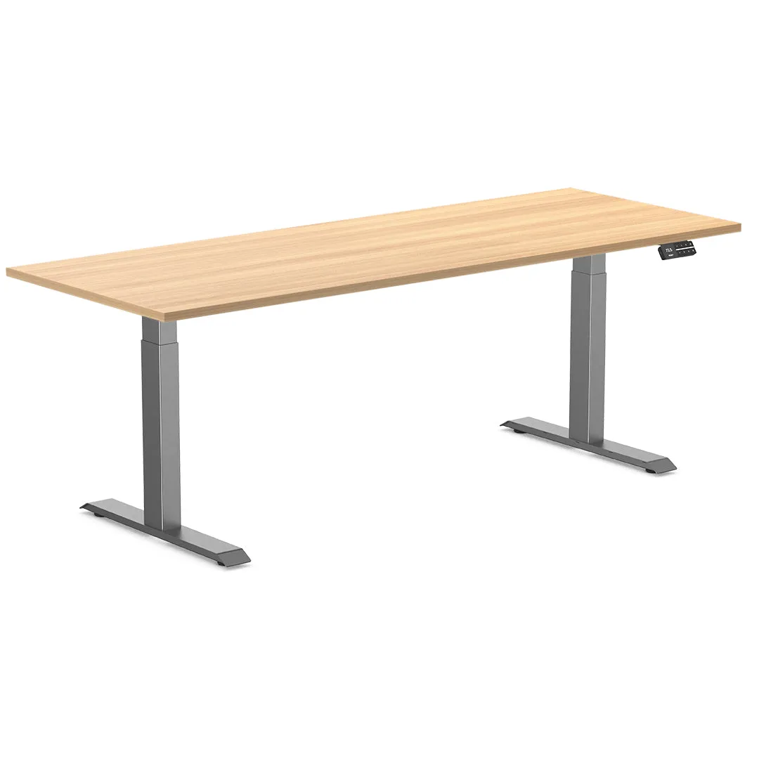 Desky Dual Melamine Sit Stand Desk