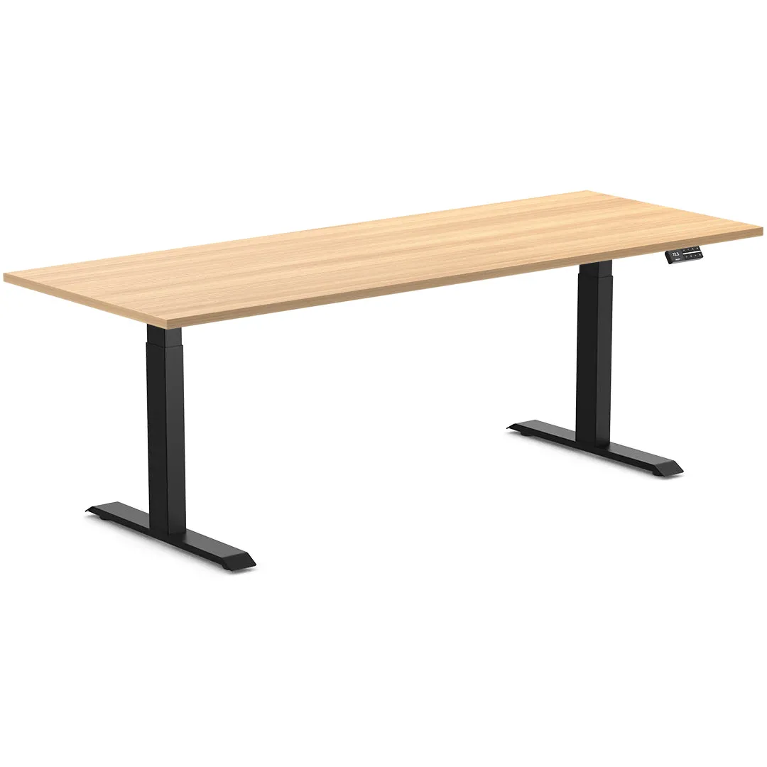 Desky Dual Melamine Sit Stand Desk