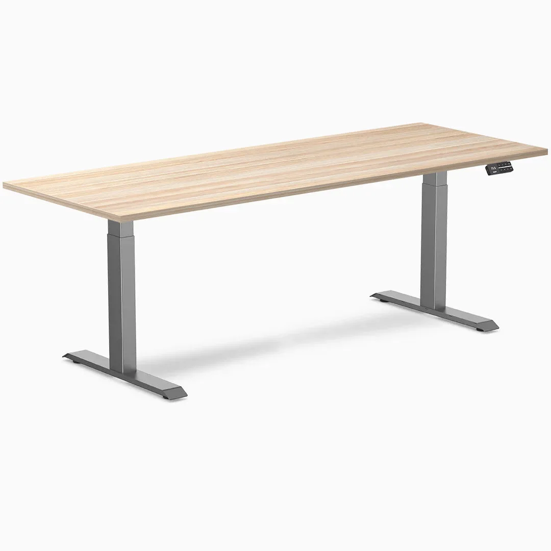 Desky Dual Melamine Sit Stand Desk