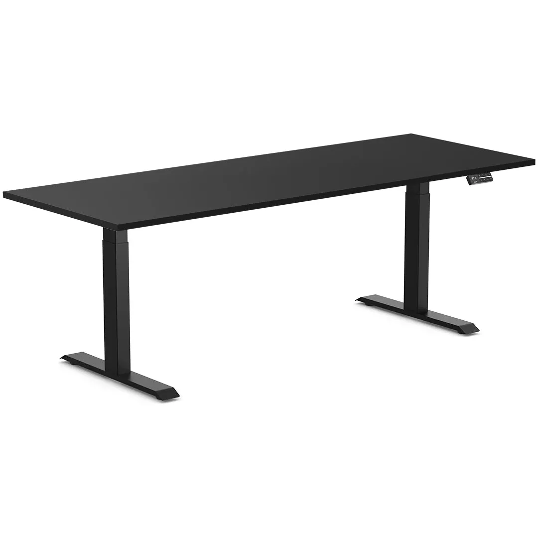 Desky Dual Melamine Sit Stand Desk
