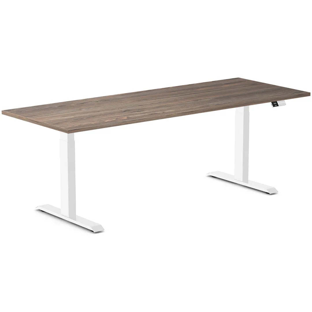 Desky Dual Melamine Sit Stand Desk