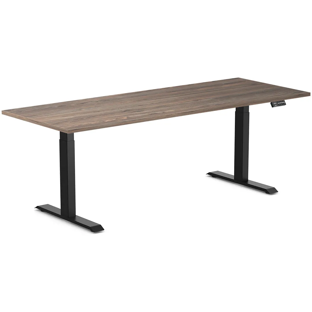 Desky Dual Melamine Sit Stand Desk
