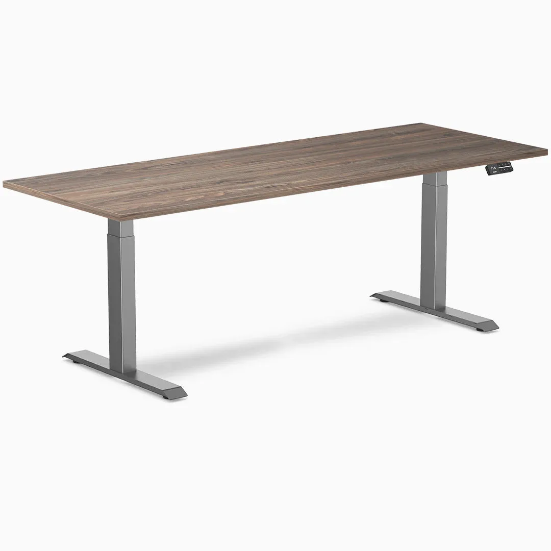 Desky Dual Melamine Sit Stand Desk