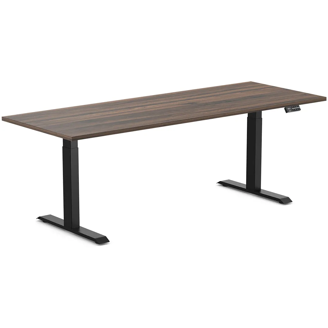 Desky Dual Melamine Sit Stand Desk
