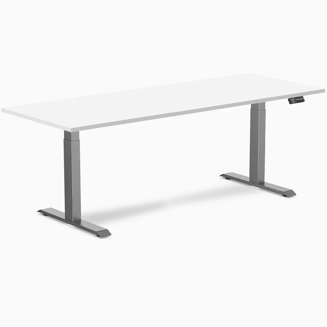 Desky Dual Melamine Sit Stand Desk