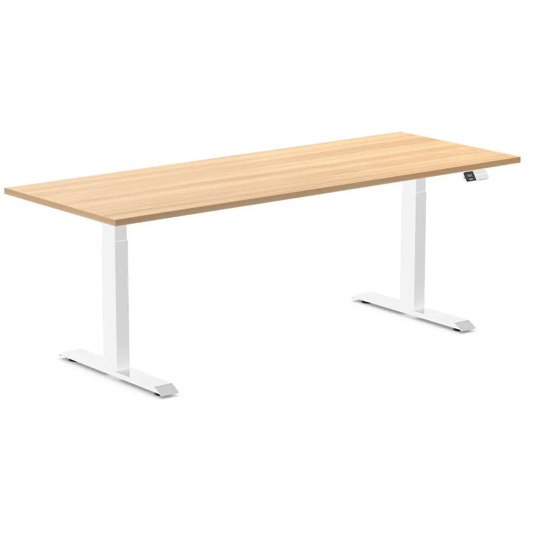 Desky Dual Melamine Sit Stand Desk