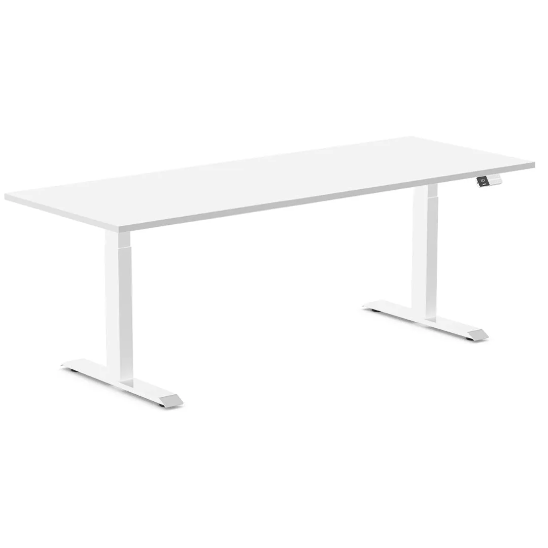 Desky Dual Melamine Sit Stand Desk