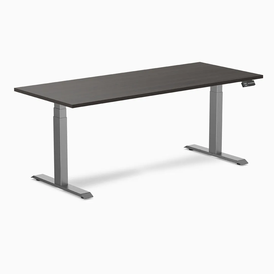 Desky Dual Melamine Sit Stand Desk