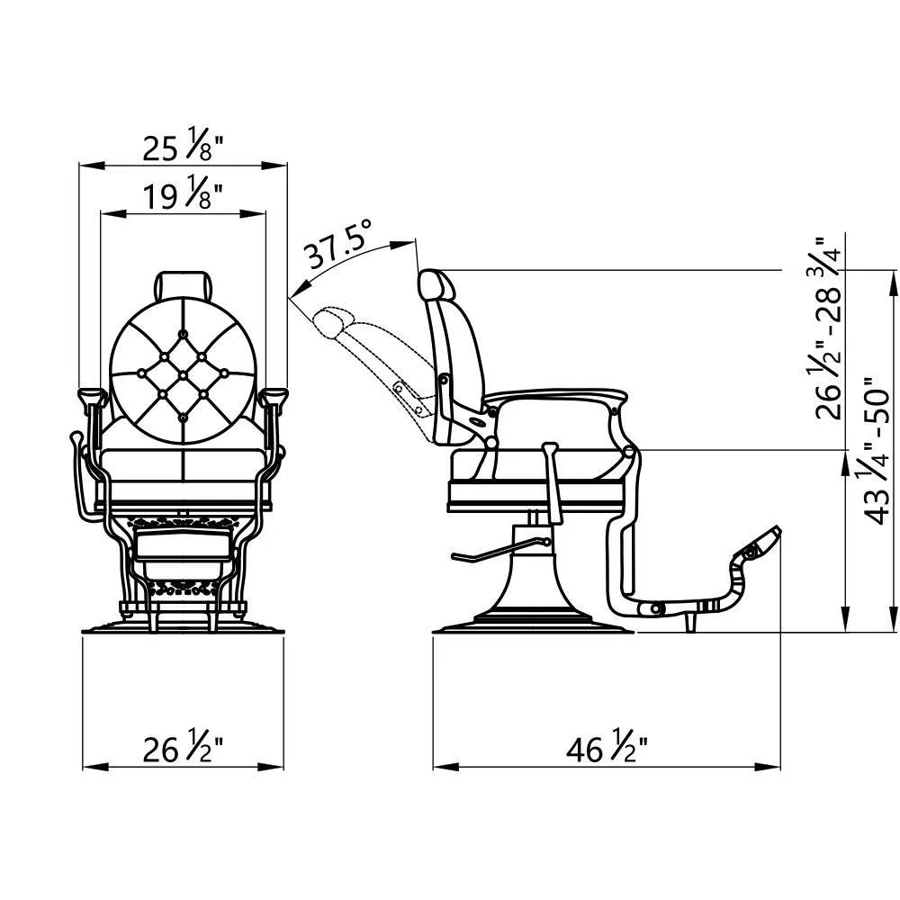 DIR Mikado Barber Chair