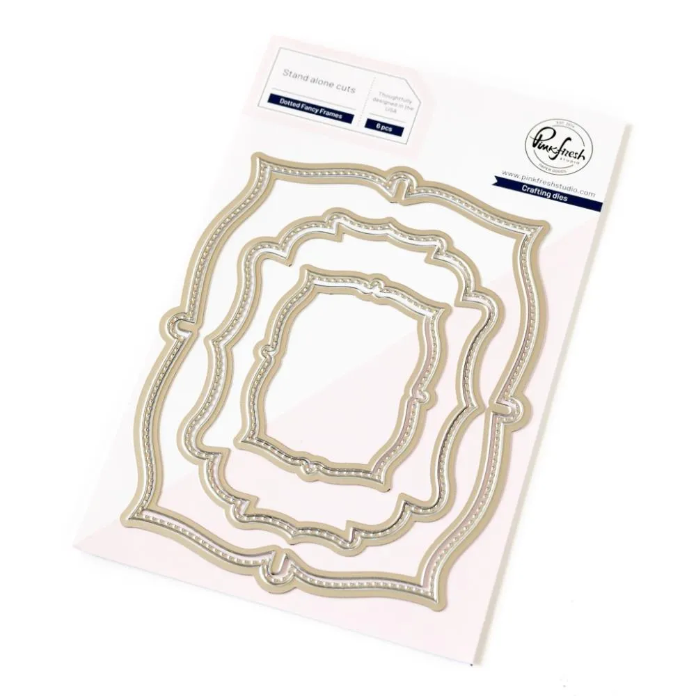 Dotted fancy frames die by pinkfresh