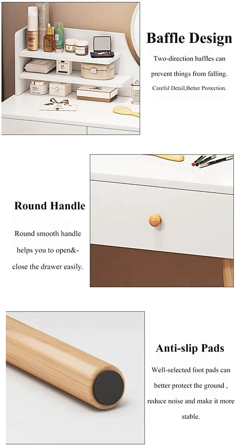 Dressing Table With Mirror