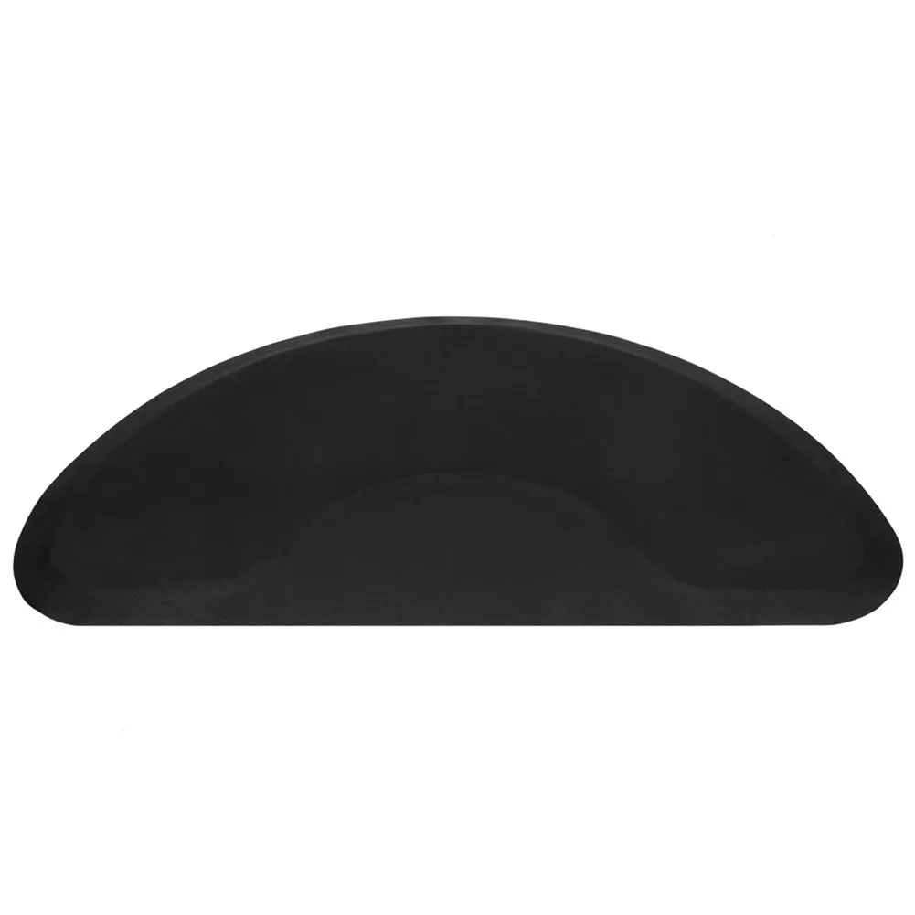 DSSTYLES 2pcs Salon Anti Fatigue Mat for Barber Stations Floor Mat Non Slip Black