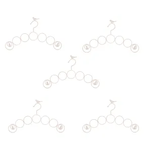 Elan Birdie Hanger for Scarves, Belts (Pack of 5)