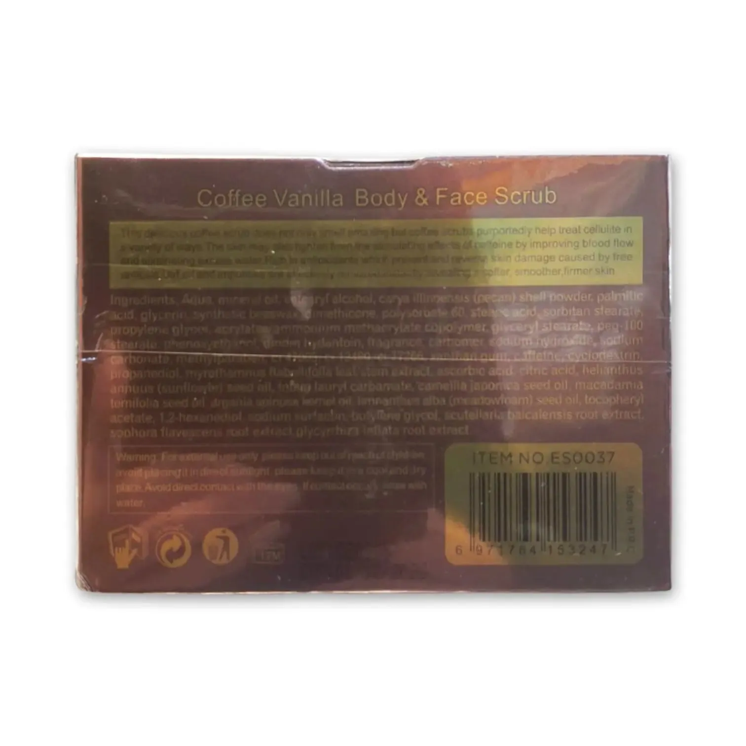 Estelin Coffee Body Face Scrub 250g