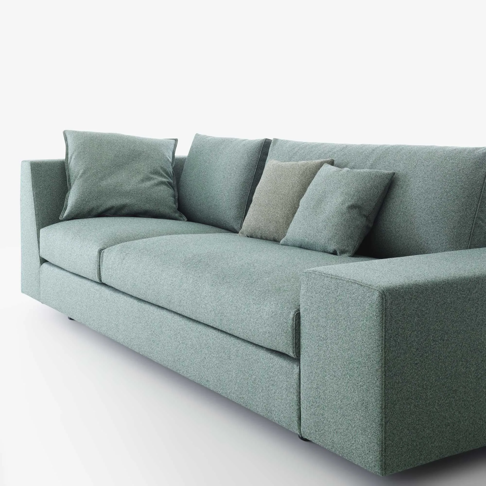 Exclusif Large Asymmetrical Settee Complete Item Upholstery Sofa