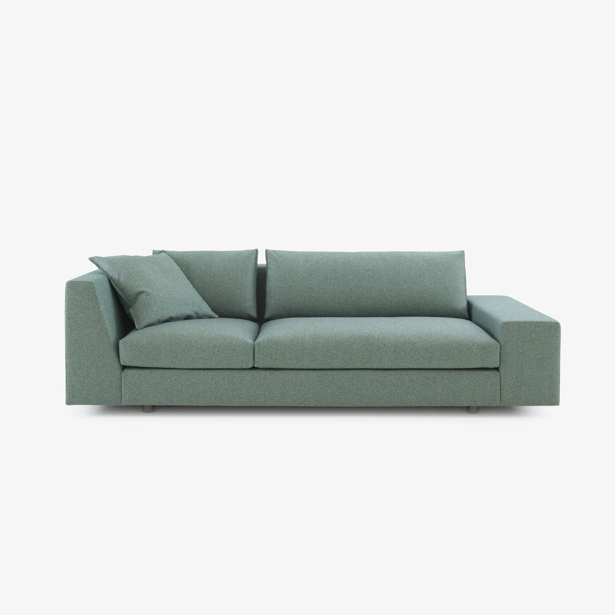 Exclusif Large Asymmetrical Settee Complete Item Upholstery Sofa