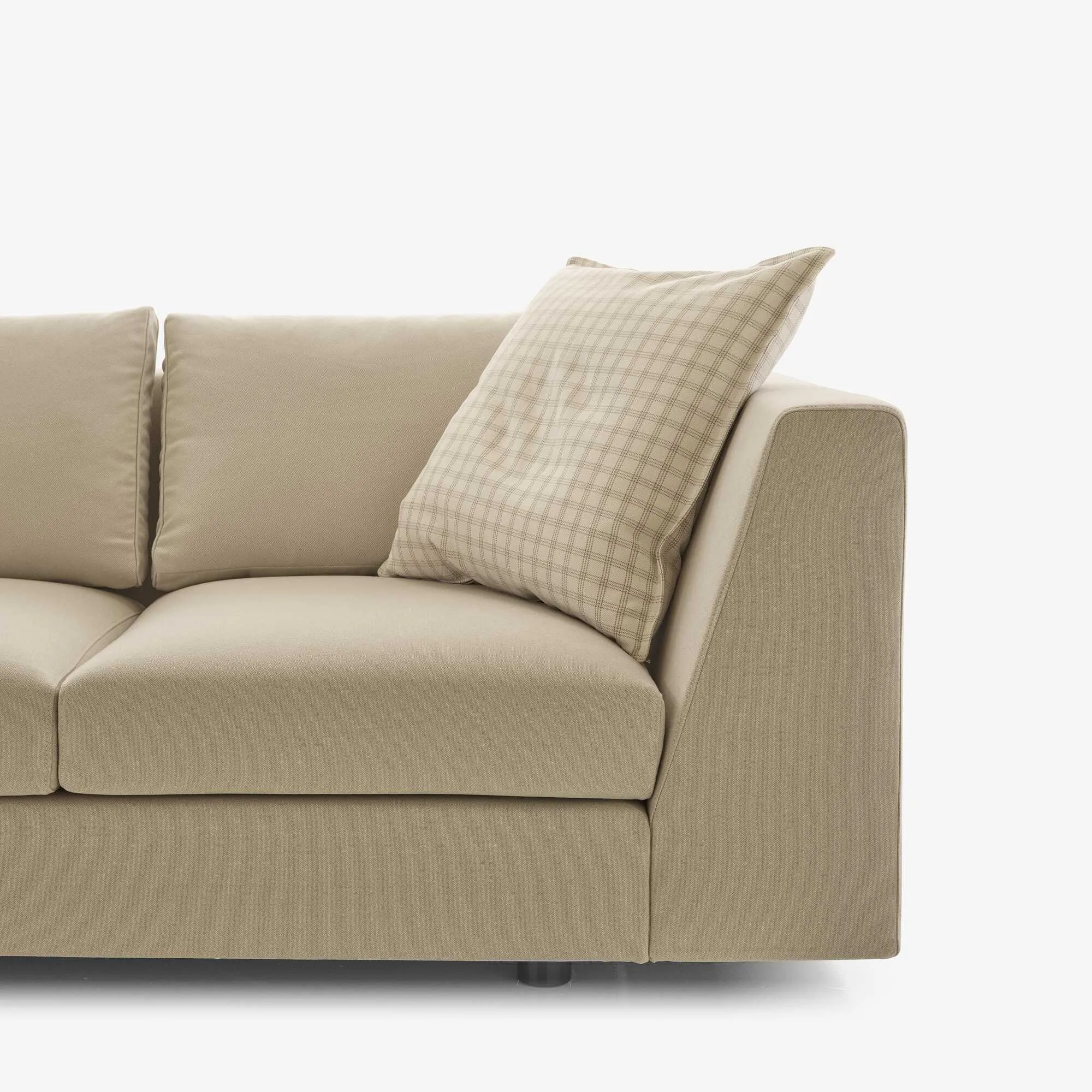 Exclusif Large Asymmetrical Settee Complete Item Upholstery Sofa