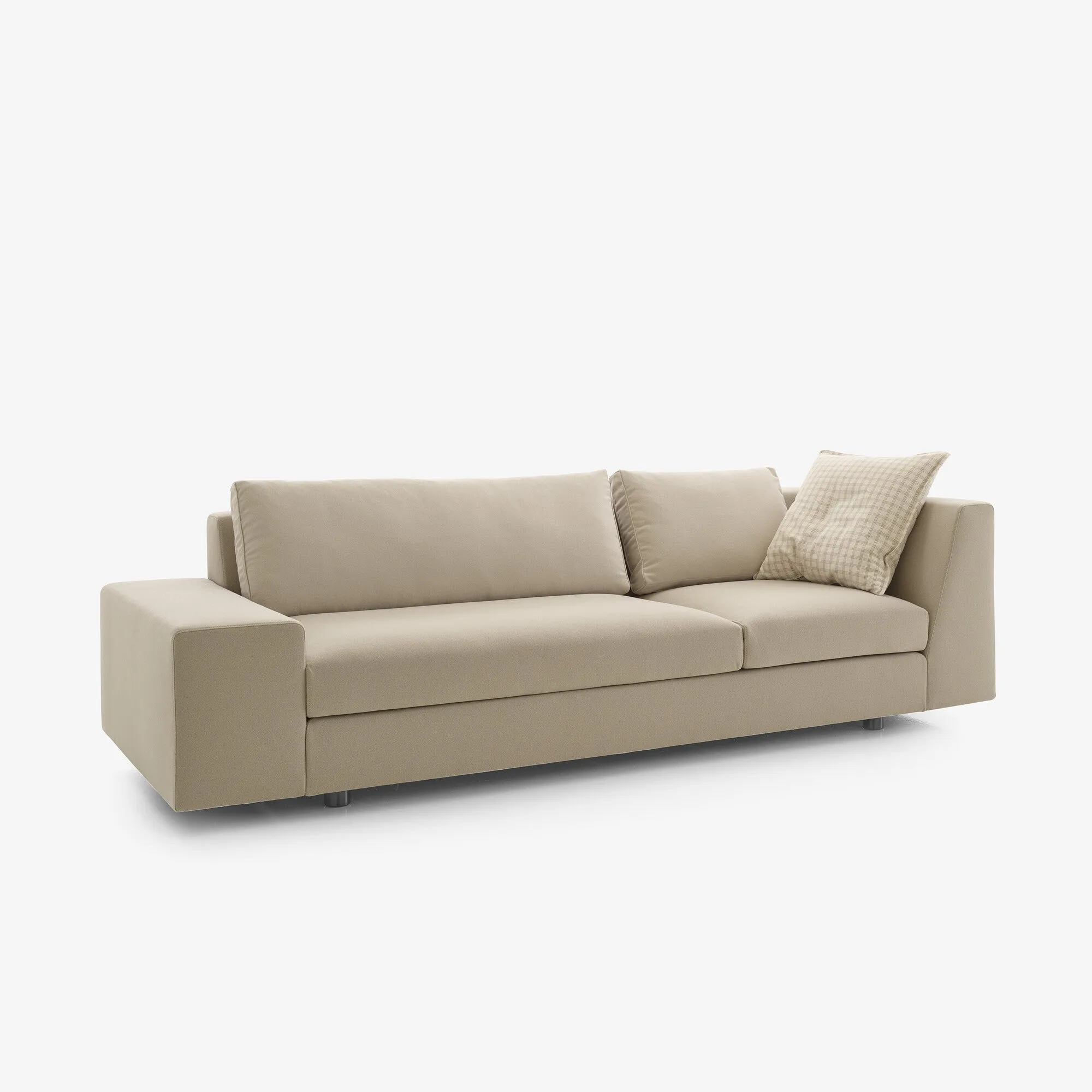 Exclusif Large Asymmetrical Settee Complete Item Upholstery Sofa