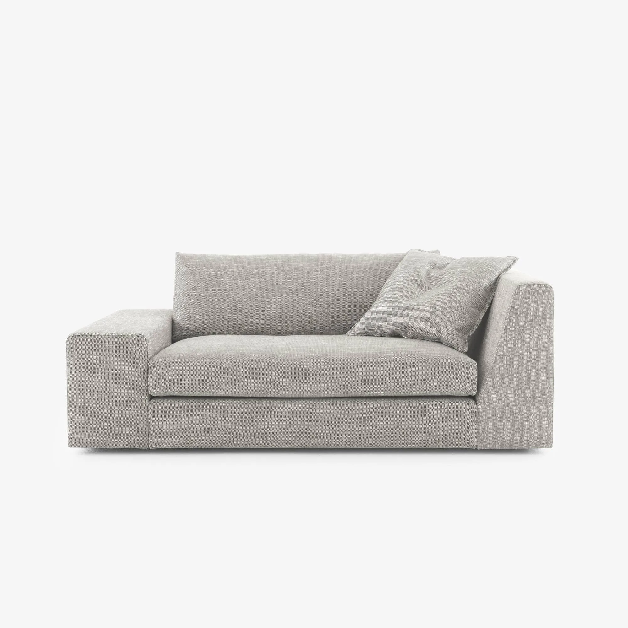 Exclusif Small Asymmetrical Settee Complete Item Upholstery Sofa