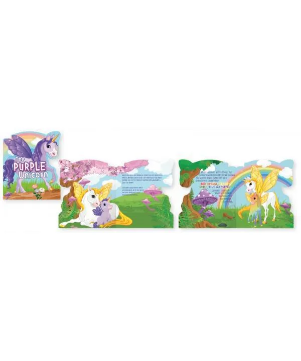 Fantasy Baby & Toddlers Board Story Books - Bills Big Day, Davy The Dragon Who Was Afraid, The Purple Unicorn
