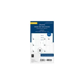 Filofax Personal Week to View, Horizontal, 2025