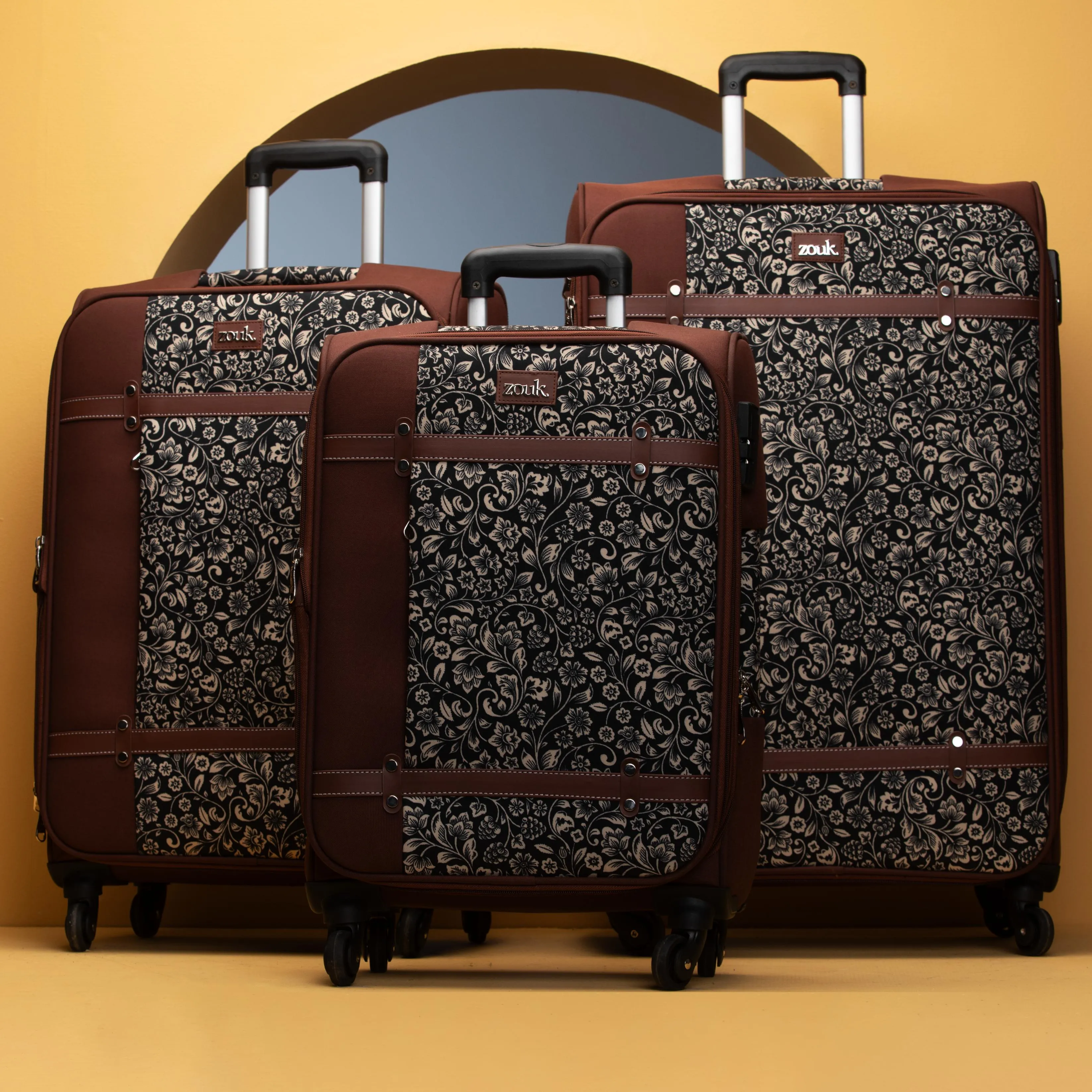 FloMotif Saira Trolley Bag Combo