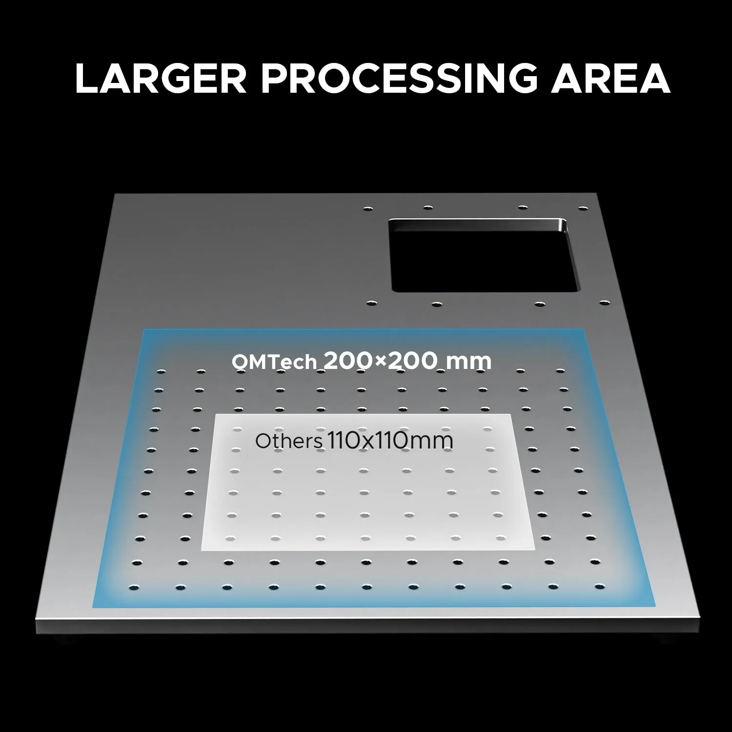 FM7979-50S - 50W Split Fiber Laser Marker Engraving Machine with 7.9" x 7.9" Working Area