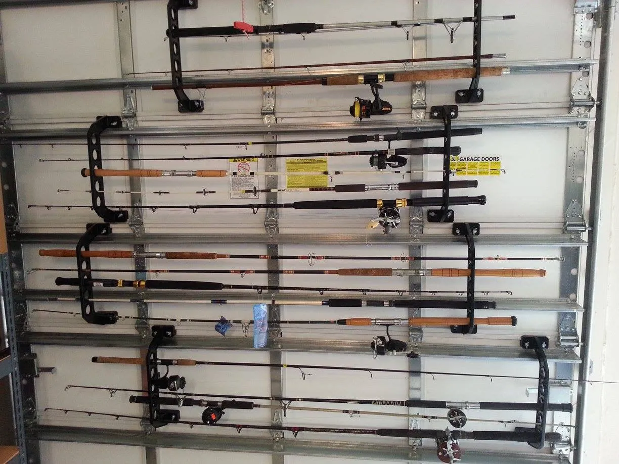 Garage Door Fishing Rod Rack | Cobra Rack | Garage Storage