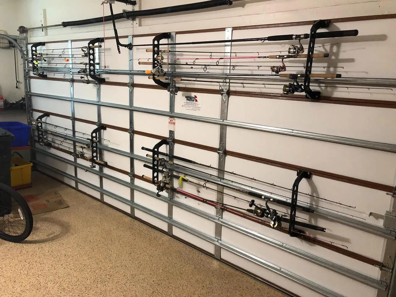 Garage Door Fishing Rod Rack | Cobra Rack | Garage Storage